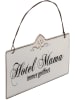 Clayre & Eef 2er-Set: Schild in Weiß - (B)23 x (H)19 cm