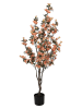Clayre & Eef Decoboom oranje/groen - (B)20 x (H)135 x (D)20 cm