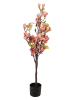 Clayre & Eef Decoboom lichtroze/groen - (B)20 x (H)120 x (D)15 cm