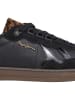 Pepe Jeans FOOTWEAR Skórzane sneakersy "Ball" w kolorze czarnym