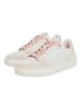 Pepe Jeans FOOTWEAR Leren sneakers "Camden Rise" wit/lichtroze