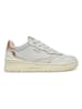 Pepe Jeans FOOTWEAR Skórzane sneakersy "Chester Distress" w kolorze złoto-białym