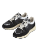Pepe Jeans FOOTWEAR Leren sneakers "Marlon" zwart/zilverkleurig
