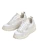 Pepe Jeans FOOTWEAR Leren sneakers "Winslow" crème