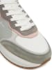 Pepe Jeans FOOTWEAR Skórzane sneakersy "Rusper" w kolorze kremowo-zielonym