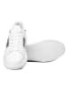 Pepe Jeans FOOTWEAR Leder-Sneakers "Eaton" in Weiß/ Dunkelblau