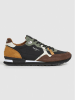 Pepe Jeans FOOTWEAR Sneakersy "Brit Prints" w kolorze oliwkowo-jasnobrązowo-brązowym