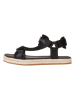 Pepe Jeans FOOTWEAR Leder-Sandalen in Schwarz