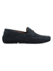 Wrangler Leren instappers donkerblauw