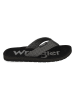 Wrangler Teenslippers antraciet/zwart