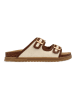 Wrangler Pantoletten in Creme/ Braun