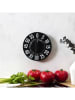 ALL FOR MY KITCHEN Timer zwart - Ø 20 cm