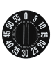 ALL FOR MY KITCHEN Timer zwart - Ø 20 cm