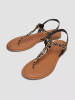 s.Oliver Zehensandalen in Schwarz/ Hellbraun