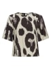 MOSS COPENHAGEN Blouse "Karalie Jusia" wit/zwart