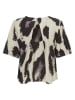 MOSS COPENHAGEN Bluse "Karalie Jusia" in Weiß/ Schwarz