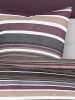 Bierbaum Satin-Bettwäsche "Bierbaum" in Lila/ Beige/ Grau