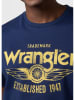 Wrangler Koszulka w kolorze granatowym
