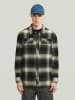 G-Star Blousejas donkerbruin/beige