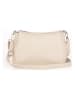Lucca Baldi Leren schoudertas "Melfi" crème - (B)26 x (H)19 x (D)9 cm