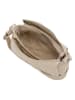 Lucca Baldi Leren schoudertas "Melfi" crème - (B)26 x (H)19 x (D)9 cm