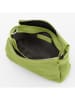 Lucca Baldi Leren schoudertas "Melfi" groen - (B)26 x (H)19 x (D)9 cm