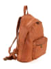 Melina C Leder-Rucksack "Cavriglia" in Hellbraun - (B)30 x (H)36 x (T)13 cm