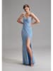 HEY KYLA Paillettenkleid in Hellblau