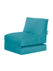 Sitting Point Outdoor-Sitzsack ''Twist Scuba'' in Petrol  - (B)70 x (H)80 x (T)90 cm