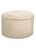Sitting Point Outdoor-Hocker ''DotCom Scuba'' in Beige - (H)30 x Ø 50 cm