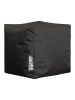 Sitting Point Outdoor-Hocker ''Cube Scuba'' in Schwarz - (B)40 x (H)40 x (T)40 cm
