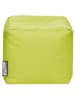 Sitting Point Outdoor-Hocker ''Cube Scuba'' in Grün - (B)40 x (H)40 x (T)40 cm