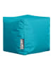 Sitting Point Outdoor-Hocker ''Cube Scuba'' in Petrol - (B)40 x (H)40 x (T)40 cm
