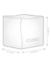 Sitting Point Outdoor-Hocker ''Cube Scuba'' in Mint - (B)40 x (H)40 x (T)40 cm
