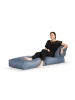 Sitting Point Outdoor-Sitzsack ''Twist Outside'' in Blau - (B)70 x (H)80 x (T)90 cm