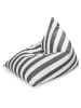 Sitting Point Outdoor-Sitzsack ''Calypso S.'' in Anthrazit/ Creme - (B)110 x (H)90 x (T)115 cm