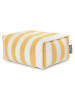 Sitting Point Outdoor-Hocker ''Roll Santorin'' in Gelb/ Creme - (B)65 x (H)35 x (T)55 cm