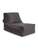 Sitting Point Outdoor-Sitzsack ''Rock Korfu'' in Anthrazit - (B)65 x (H)65 x (T)100 cm