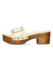 MELVIN & HAMILTON Leder-Clogs "Layla 1" in Creme