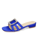 MELVIN & HAMILTON Leren slippers "Eugenie 1" blauw