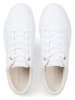 Tommy Hilfiger Leren sneakers wit/crème