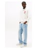 Tommy Hilfiger Leren sneakers wit/donkerblauw
