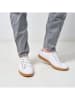 British Passport Leren sneakers wit