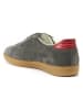 British Passport Leren sneakers grijs
