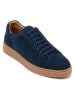 British Passport Leren sneakers donkerblauw