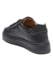British Passport Leren sneakers zwart
