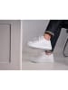 British Passport Leder-Sneakers in Weiß