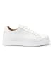 British Passport Leren sneakers wit