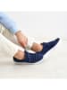 British Passport Leren sneakers donkerblauw