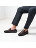 British Passport Leren mocassins "Penny" bruin